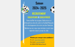 Recrutement Educateurs & Educatrices