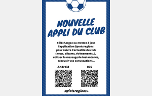 Nouvelle Application du Club