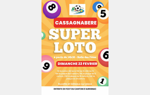 Loto de l'école de Foot